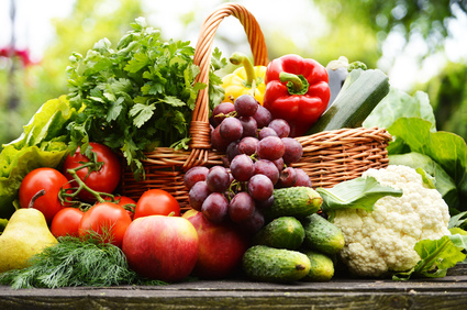 Gemüse und Früchte für Stabmixer
